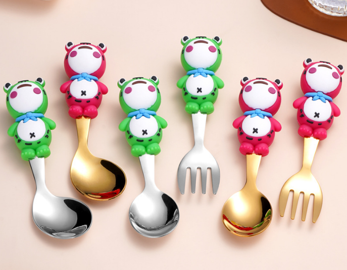 stainless steel children cutlery set